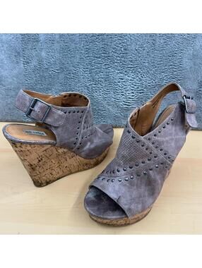 Not Rated Sinni Studded Cork Wedges